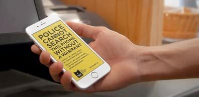 Police look at Phones Police look at Phones